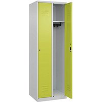CP Spind Classic Plus clowngrün, lichtgrau 080000-20 S10029, 2 Schließfächer 60,0 x 50,0 x 185,0 cm CP Spind Classic Plus clowngrün, lichtgrau 080000-20 S10029, 2 Schließfächer 60,0 x 50,0 x 185,0 cm von Cp