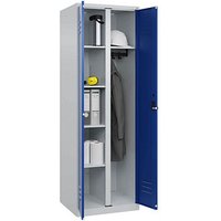 CP Spind Classic Plus enzianblau, lichtgrau 080600-20 S10003, 1 Schließfach 60,0 x 50,0 x 185,0 cm CP Spind Classic Plus enzianblau, lichtgrau 080600-20 S10003, 1 Schließfach 60,0 x 50,0 x 185,0 cm von Cp