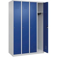 CP Spind Classic Plus lichtgrau, enzianblau 080000-40 S10024, 4 Schließfächer 120,0 x 50,0 x 185,0 cm CP Spind Classic Plus lichtgrau, enzianblau 080000-40 S10024, 4 Schließfächer 120,0 x 50,0 x 185,0 cm von Cp