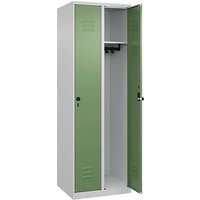 CP Spind Classic Plus lichtgrau, resedagrün 080000-20 S10007, 2 Schließfächer 60,0 x 50,0 x 185,0 cm CP Spind Classic Plus lichtgrau, resedagrün 080000-20 S10007, 2 Schließfächer 60,0 x 50,0 x 185,0 cm von Cp
