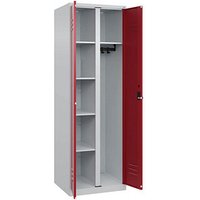 CP Spind Classic Plus lichtgrau, rubinrot 080600-20 S10001, 1 Schließfach 60,0 x 50,0 x 185,0 cm CP Spind Classic Plus lichtgrau, rubinrot 080600-20 S10001, 1 Schließfach 60,0 x 50,0 x 185,0 cm von Cp