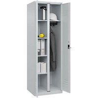 CP Spind Classic Plus lichtgrau 080600-20 S10008, 1 Schließfach 60,0 x 50,0 x 185,0 cm CP Spind Classic Plus lichtgrau 080600-20 S10008, 1 Schließfach 60,0 x 50,0 x 185,0 cm von Cp