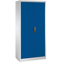 CP Stahlschrank C 2000 Acurado 9280-000 S10743 lichtgrau, enzianblau 93,0 x 50,0 x 195,0 cm, aufgebaut von Cp