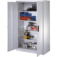 CP Stahlschrank 8932-00 S10600 lichtgrau 120,0 x 60,0 x 195,0 cm, aufgebaut von Cp