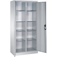 CP Stahlschrank 8921-311 S10192 lichtgrau 93,0 x 50,0 x 195,0 cm, aufgebaut von Cp