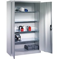 CP Stahlschrank 08931-00 S10014 lichtgrau 120,0 x 50,0 x 195,0 cm, aufgebaut von Cp