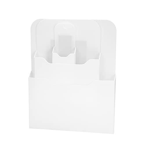 Cpolebev 3 Pack Magnetische Akten Halterung, GroßE KüHlschrank Tasche für Whiteboard, BüRo, KüHlschrank, Schließ Fach (L, M und) von Cpolebev