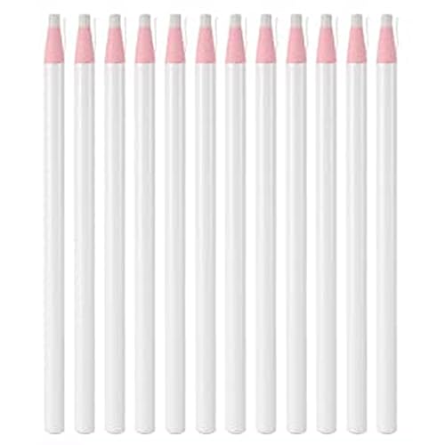 Cpolebev 48 Stück Weiße, Unsichtbare, Radierbare Bleistifte, Weiße Nähmarkierungsstifte, Stoff, Weiße Kreidemarker, Cpolebev 48 Stück Weiße, Unsichtbare, Radierbare Bleistifte, Weiße Nähmarkierungsstifte, Stoff, Weiße Kreidemarker, von Cpolebev