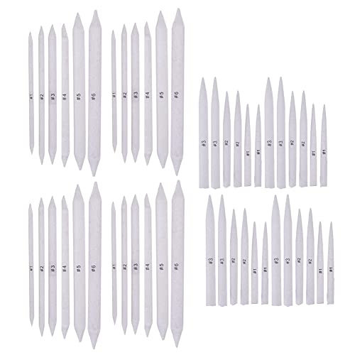 Cpolebev 48-Teiliges Blending Stump And Tortillions, Paper Art Blenders Art Pencils Drawing Pencils Set Kits For Sketch Drawing Tools Cpolebev 48-Teiliges Blending Stump And Tortillions, Paper Art Blenders Art Pencils Drawing Pencils Set Kits For Sketch Drawing Tools von Cpolebev