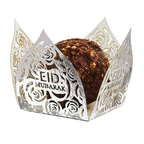 Cpolebev 50 Stück Candy Food Tray Box Ramadan Islamische Muslimische Partyzubehör C von Cpolebev