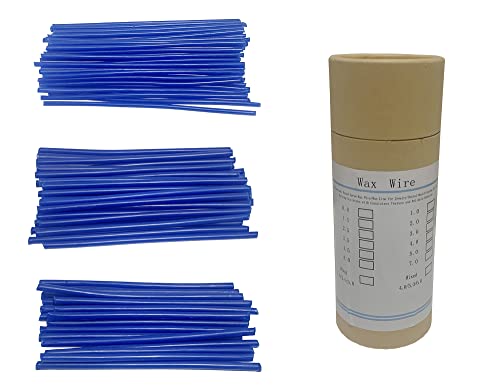 3 Beutel Wachs Line Wachs Draht Fichtenwachs für Schmuck Zahnguss Form 0,8–7,0 Wachsform 3 Packungen in einer Flasche von Cpszship