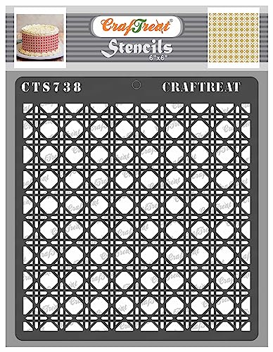 CrafTreat Stencil - Cane Mesh 6x6 CrafTreat Stencil - Cane Mesh 6x6 von CrafTreat