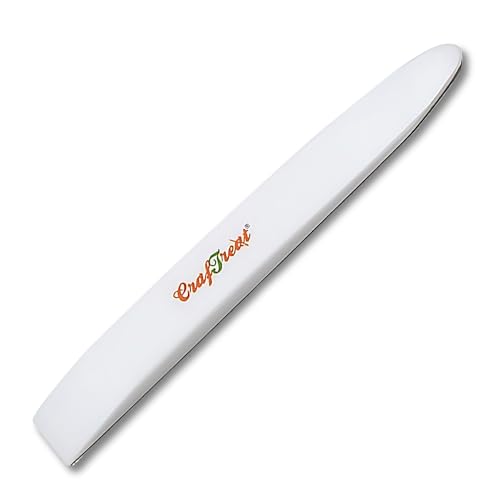 CrafTreat teflon falzbein bastelwerkzeug für buchbinden, origami papier crafting Und scrapbook - Lifter bone folder - falzbein teflon für papier, leder werkzeug & papier schneider - bürobedarf von CrafTreat
