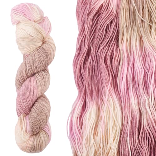 Crafans 1 Knäuel Wollsegmentgarne, 2 mm, 80 % Wolle und 20 % Acryl, bunte Fasern, Regenbogen-Textilgarne, grobes Garn für Handstricken, Pullover, gewebte Projekte Crafans 1 Knäuel Wollsegmentgarne, 2 mm, 80 % Wolle und 20 % Acryl, bunte Fasern, Regenbogen-Textilgarne, grobes Garn für Handstricken, Pullover, gewebte Projekte von Crafans