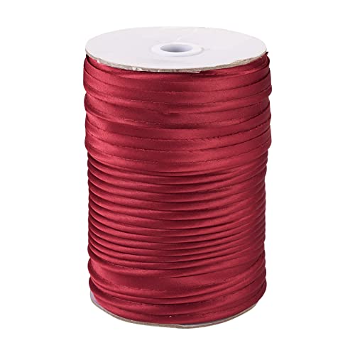 Crafans 100 m dunkelrote Polyesterfaserbänder, 11 mm breit, Stoffzubehör, Basteln, Polyester-Besätze für Kleidung, Geschenkverpackung, Brautstrauß, Party-Dekoration Crafans 100 m dunkelrote Polyesterfaserbänder, 11 mm breit, Stoffzubehör, Basteln, Polyester-Besätze für Kleidung, Geschenkverpackung, Brautstrauß, Party-Dekoration von Crafans