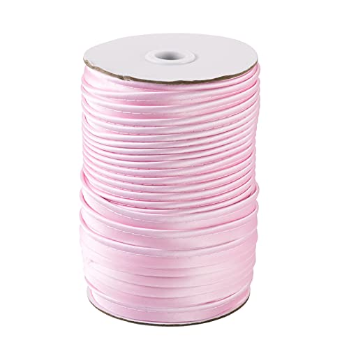 Crafans 100 m rosa Polyesterfaserbänder, 11 mm breit, Stoffzubehör, Basteln, Polyester-Besätze für Kleidung, Geschenkverpackung, Brautstrauß, Party-Dekoration Crafans 100 m rosa Polyesterfaserbänder, 11 mm breit, Stoffzubehör, Basteln, Polyester-Besätze für Kleidung, Geschenkverpackung, Brautstrauß, Party-Dekoration von Crafans