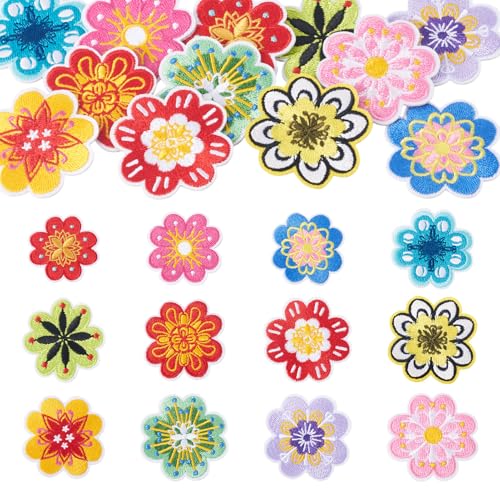 Crafans 12 x Blumen-Flicken mit Gänseblümchen, selbstklebende Applikationen, buntes Blumen-Kostüm-Zubehör, Stickerei, Aufbügler oder Hüte, Schuhe, Hemden, Jacken, Rucksäcke Crafans 12 x Blumen-Flicken mit Gänseblümchen, selbstklebende Applikationen, buntes Blumen-Kostüm-Zubehör, Stickerei, Aufbügler oder Hüte, Schuhe, Hemden, Jacken, Rucksäcke von Crafans