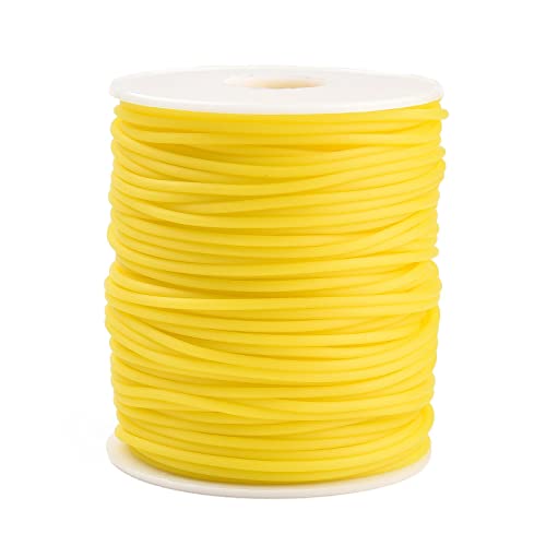Crafans Gummikordel für Hohlrohre, 2 mm, 50 m/Rolle, reine Farbe, für Schmuckherstellung, Basteln, Armband, röhrenförmig, goldfarben Crafans Gummikordel für Hohlrohre, 2 mm, 50 m/Rolle, reine Farbe, für Schmuckherstellung, Basteln, Armband, röhrenförmig, goldfarben von Crafans