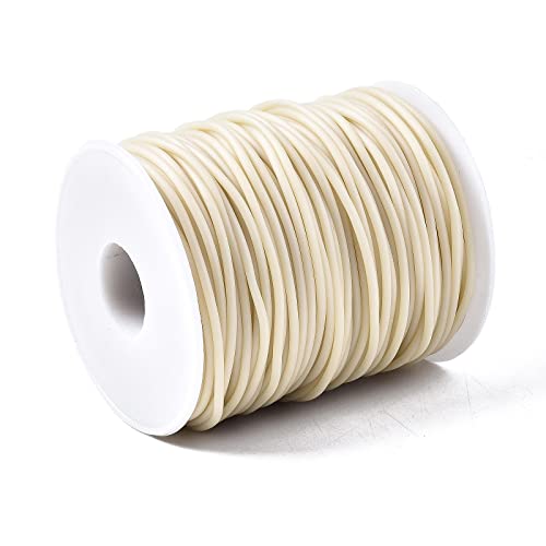 Crafans 27,34 Meter/Rolle Hohlrohr-Gummikordel 3 mm Rohr Gummikordel für Schmuckherstellung, DIY, Handwerk, Armband, röhrenförmig, Stricken von Kleidungsstücken, Hellbraun Crafans 27,34 Meter/Rolle Hohlrohr-Gummikordel 3 mm Rohr Gummikordel für Schmuckherstellung, DIY, Handwerk, Armband, röhrenförmig, Stricken von Kleidungsstücken, Hellbraun von Crafans