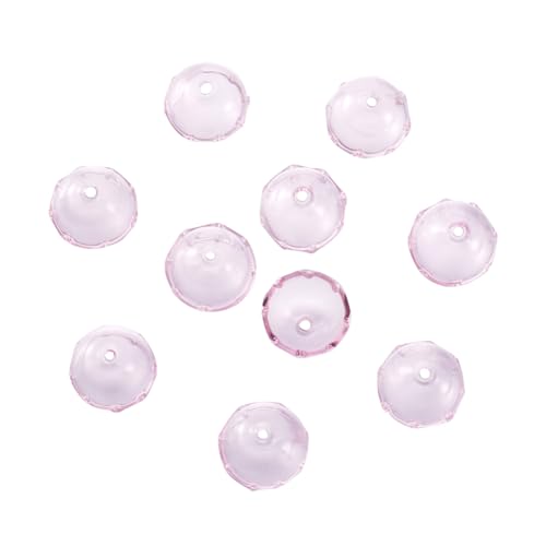 Crafans Blumen-Glasperlenkegel, 10 Stück, Windspiele, Perlen, Endkappen, Abstandshalter, Perlenkappen, 21 x 13 mm, für DIY-Windspiele, Ohrringe, Schmuckherstellung, Lavendelrot Crafans Blumen-Glasperlenkegel, 10 Stück, Windspiele, Perlen, Endkappen, Abstandshalter, Perlenkappen, 21 x 13 mm, für DIY-Windspiele, Ohrringe, Schmuckherstellung, Lavendelrot von Crafans