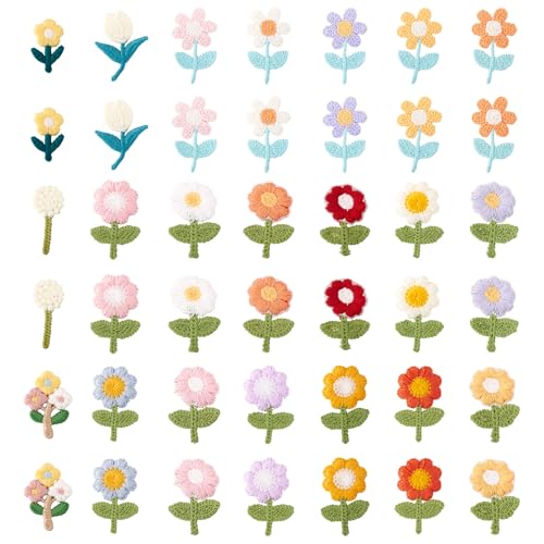 Crafans Blumen-Stickerei-Aufnäher, schöne sortierte Blumenaufnäher, 21 Stile, Blumen-Kostüm-Zubehör, Applikationen für Hüte, Schuhe, Hemden, Jacken, Rucksäcke, 42 Stück Crafans Blumen-Stickerei-Aufnäher, schöne sortierte Blumenaufnäher, 21 Stile, Blumen-Kostüm-Zubehör, Applikationen für Hüte, Schuhe, Hemden, Jacken, Rucksäcke, 42 Stück von Crafans
