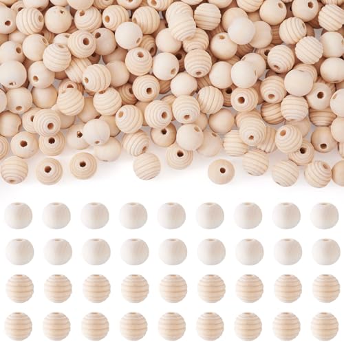 Crafans Runde unlackierte Holzperlen, 14 mm, großes Loch, Holzperlen, Fadenstruktur, Rondelle, Holz-Abstandshalter, Großpackung für DIY-Schlüsselanhänger, hängende Ornamente, 200 Stück Crafans Runde unlackierte Holzperlen, 14 mm, großes Loch, Holzperlen, Fadenstruktur, Rondelle, Holz-Abstandshalter, Großpackung für DIY-Schlüsselanhänger, hängende Ornamente, 200 Stück von Crafans