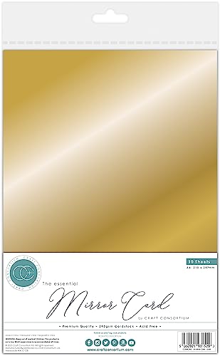 Craft Consortium The Essential Mirror Card A4-Gold Craft Consortium The Essential Mirror Card A4-Gold von Craft Consortium