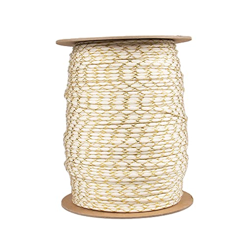 Craft County 550 Paracord mit metallischen Glitzer-Tracern - erhältlich in 3,4 m, 6,5 m und 3,5 m Längen - mehrere Farboptionen - für Geschenkverpackungen, Urlaubsdekoration und Basteln Craft County 550 Paracord mit metallischen Glitzer-Tracern - erhältlich in 3,4 m, 6,5 m und 3,5 m Längen - mehrere Farboptionen - für Geschenkverpackungen, Urlaubsdekoration und Basteln von Craft County