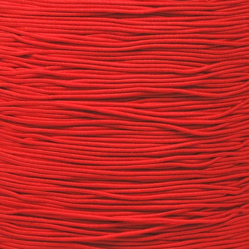 Craft County Elastische Nylon-Bungee-Gummiseil in 1/32 Zoll und 1/16 Zoll Durchmesser – Perlen, Partygeschenke, Freundschaftsarmbänder, Bastelprojekte von Craft County