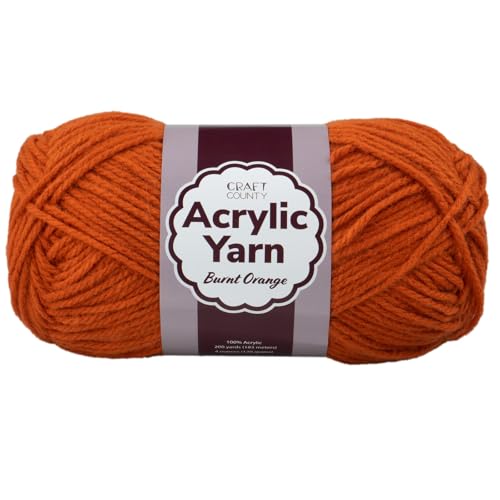 Craft County Medium 4 Acrylgarn – 200 Meter super lebendiges Garn für Decken, Schals, Hüte und mehr Craft County Medium 4 Acrylgarn – 200 Meter super lebendiges Garn für Decken, Schals, Hüte und mehr von Craft County