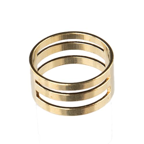 Craft County Werkzeug zum Öffnen und Schließen von Binderingen – einfacher Slip-On-Ring mit 4 Schlitzen für die Schmuckherstellung – Gold, Einzelpackung von Craft County