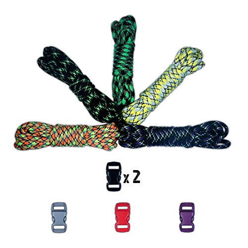 Craft Reißfestigkeit County (Typ III Paracord Combo,-Kits mit Schnallen Walking Dead Craft Reißfestigkeit County (Typ III Paracord Combo,-Kits mit Schnallen Walking Dead von Craft County