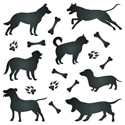 Craft Kreatively Hund Silhouette Schablone – wiederverwendbar Tier Freund-Tiere – Vorlage, auf Papier Projekte Scrapbook Tagebuch Wände Böden Stoff Möbel Glas Holz usw. Größe S Craft Kreatively Hund Silhouette Schablone – wiederverwendbar Tier Freund-Tiere – Vorlage, auf Papier Projekte Scrapbook Tagebuch Wände Böden Stoff Möbel Glas Holz usw. Größe S von Craft Kreatively
