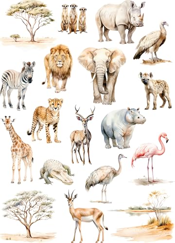 Craft KREATIVELY Reispapier, Safari-Tiere, 29 x 40 cm (1 Stück) – für Möbel, Poster, Bastelarbeiten, Decoupage Craft Kreatively Craft KREATIVELY Reispapier, Safari-Tiere, 29 x 40 cm (1 Stück) – für Möbel, Poster, Bastelarbeiten, Decoupage Craft Kreatively von Craft Kreatively