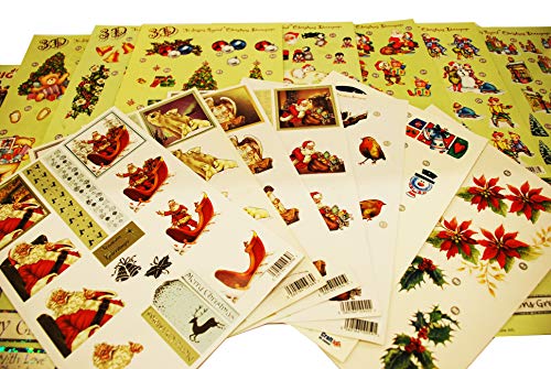 Craft UK 2353 Weihnachten 3D Stanzen Decoupage von Craft UK