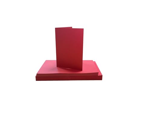 Craft UK 2410 Weihnachtskarten mit Umschlägen, 12,7 x 17,8 cm, Rot, 40 Stück von Craft UK Limited