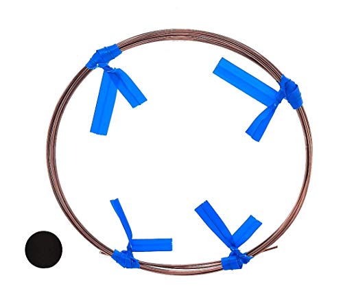 1,5 m langer Kupferdraht, selbstbündig, 18 Gauge, cadmiumfrei, hergestellt in den USA von CRAFT WIRE von Craft Wire