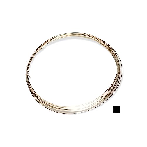 20 Gauge, 925 Sterling Silber (Square) Half Hard Made in USA – 5FT by von Craft Wire