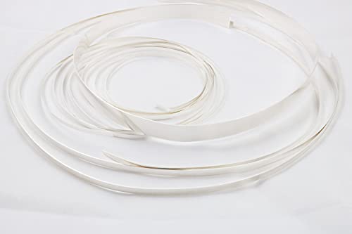 CRAFT WIRE Lünettenleiste, 925er-Sterlingsilber, 1,9 cm x 28 Gauge, 3,5 m von Craft Wire