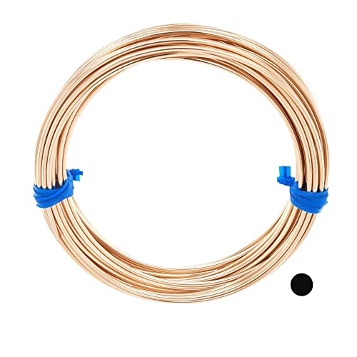 Draht halb rund 5 ft Hart, 14/20 Gold Filled, 16 Gauge Draht halb rund 5 ft Hart, 14/20 Gold Filled, 16 Gauge von Craft Wire