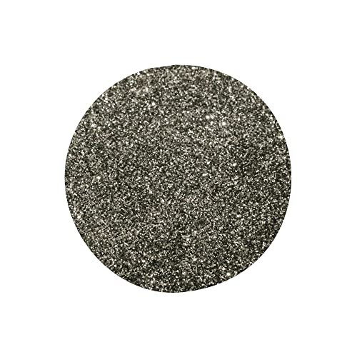 CraftPlay ID1003 schwarzer Glitzersand (200 g Beutel) – eine Mischung Sand und silberfarbenem Glitzer von CraftPlay