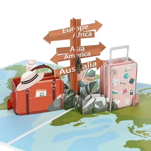CraftWerk 3D Pop-Up Karte Reise - Gutscheinkarte, Klappkarte für Urlaub, Reisen, Geburtstag oder zum Abschied - Kreative Verpackung für Städtetrip, Kreuzfahrt oder Hochzeitsreise CraftWerk 3D Pop-Up Karte Reise - Gutscheinkarte, Klappkarte für Urlaub, Reisen, Geburtstag oder zum Abschied - Kreative Verpackung für Städtetrip, Kreuzfahrt oder Hochzeitsreise von CraftWerk