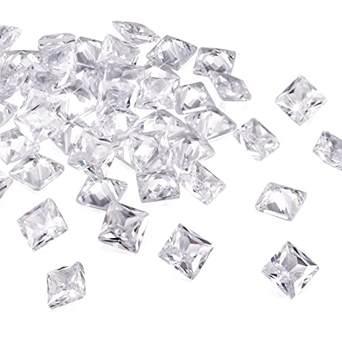 Craftdady 10 Stück transparente Zirkonia 7 mm quadratische Mini-Zirkonia Strasssteine lose Steine für Schmuckherstellung Reparatur Craftdady 10 Stück transparente Zirkonia 7 mm quadratische Mini-Zirkonia Strasssteine lose Steine für Schmuckherstellung Reparatur von Craftdady