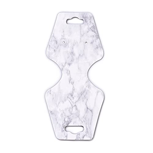 Craftdady 100 Stück Marmor Fold-over Display Karte 10,9 x 5,1 cm Ohrringe Halskette Armbänder Ohrstecker Halter Karten Preisschilder Weiß für Schmuckherstellung Craftdady 100 Stück Marmor Fold-over Display Karte 10,9 x 5,1 cm Ohrringe Halskette Armbänder Ohrstecker Halter Karten Preisschilder Weiß für Schmuckherstellung von Craftdady