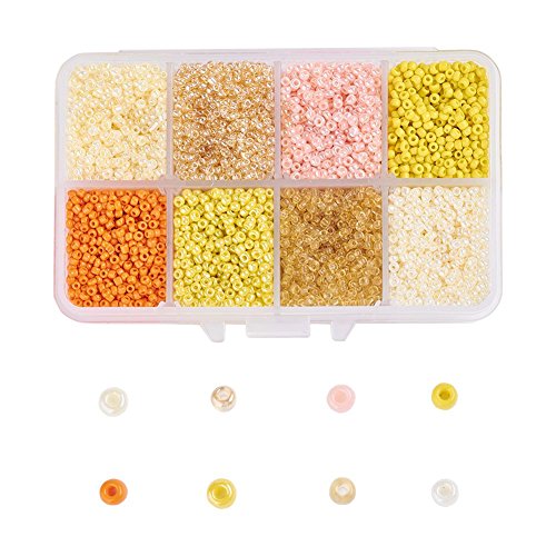 Craftdady 12500 Stück 12/0 Glas-Rocailles, 2 mm, kleine Pony-Perlen, gemischte Farben, für Bastelarbeiten, Schmuckherstellung Craftdady 12500 Stück 12/0 Glas-Rocailles, 2 mm, kleine Pony-Perlen, gemischte Farben, für Bastelarbeiten, Schmuckherstellung von Craftdady