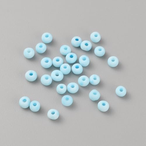 Craftdady 1320 Stück Glas-Rocailles, hellhimmelblau, matt, Mini-Glasperlen, 3 mm, für Frauen und Mädchen, DIY-Armband, Halskette, Basteln Craftdady 1320 Stück Glas-Rocailles, hellhimmelblau, matt, Mini-Glasperlen, 3 mm, für Frauen und Mädchen, DIY-Armband, Halskette, Basteln von Craftdady
