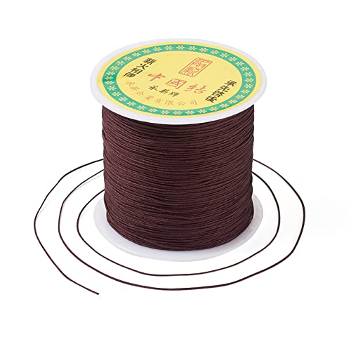 Craftdady 137 m, 0,5 mm Nylonschnur, geflochtenes Perlenfaden, chinesisches Knoten, Makramee-Seil, Schnur für DIY-Armbänder, Halsketten, Schmuckherstellung, Kokosnussbraun Craftdady 137 m, 0,5 mm Nylonschnur, geflochtenes Perlenfaden, chinesisches Knoten, Makramee-Seil, Schnur für DIY-Armbänder, Halsketten, Schmuckherstellung, Kokosnussbraun von Craftdady
