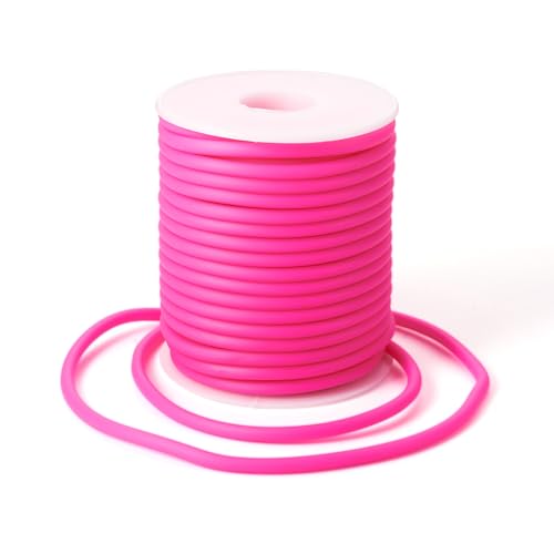 Craftdady 15 m Hohlrohr, PVC-Gummischnur, Gummischlauch, umwickelt, für Memory-Draht, Halsketten, Armbänder, Stricken, Kamelie Craftdady 15 m Hohlrohr, PVC-Gummischnur, Gummischlauch, umwickelt, für Memory-Draht, Halsketten, Armbänder, Stricken, Kamelie von Craftdady