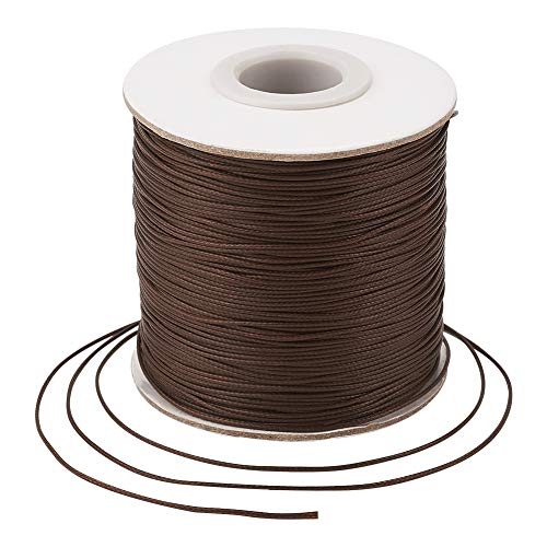 Craftdady Gewachste Polyesterschnur für Schmuckherstellung, Perlen, Makramee, Braun, 169 m x 0,5 mm Craftdady Gewachste Polyesterschnur für Schmuckherstellung, Perlen, Makramee, Braun, 169 m x 0,5 mm von Craftdady