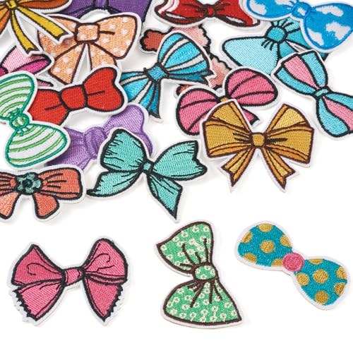 Craftdady 20 Stück Bowknot Kleidung Patches Schleife bestickte Patches Applikation für Rucksäcke Kleidungsverzierungen Nähen Reparatur Patch für Kleidung Taschen Jacken Jeans 23-49 mm Craftdady 20 Stück Bowknot Kleidung Patches Schleife bestickte Patches Applikation für Rucksäcke Kleidungsverzierungen Nähen Reparatur Patch für Kleidung Taschen Jacken Jeans 23-49 mm von Craftdady